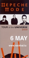 Ilustrativní: Koncert Depeche Mode, Luxembourg, Rockhal-warm up show, 6.5.2009