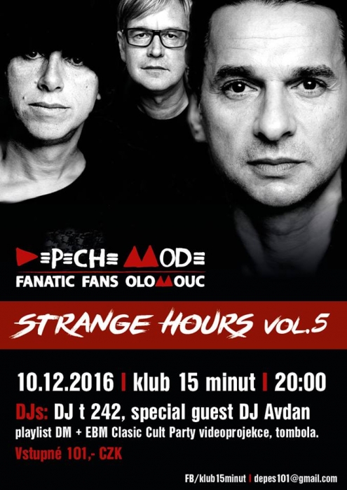 Plakát: Depeche Mode Party Olomouc