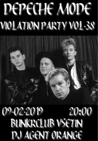 Plakát: Depeche Mode Violation party vol.38