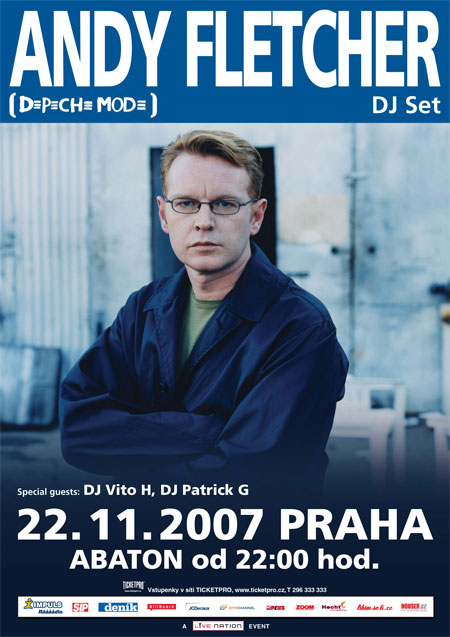 Plakát: Andrew Fletcher DJ Set Praha