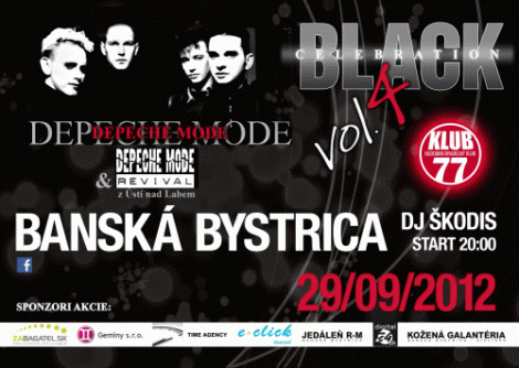 Plakát: Depeche Mode ‘Black Celebration’ Party vol.4