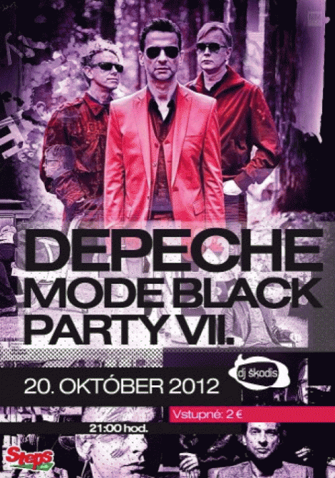 Plakát: Depeche Mode Black Party VII. Trencin