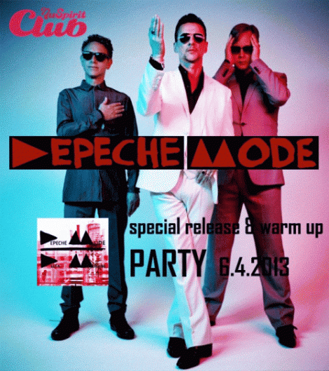 Plakát: Delta Machine Release Party  Bratislava