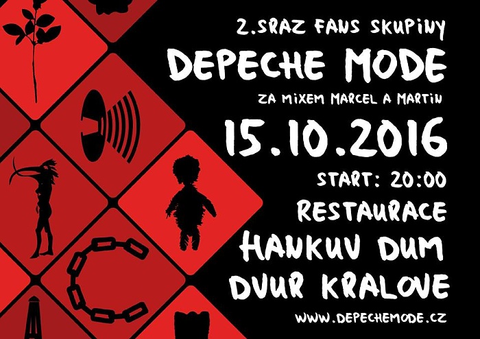 Plakát: Depeche Mode Party Dvůr Králové nad Labem