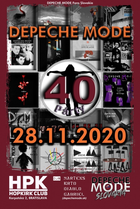 Plakát: Depeche Mode 40 Party