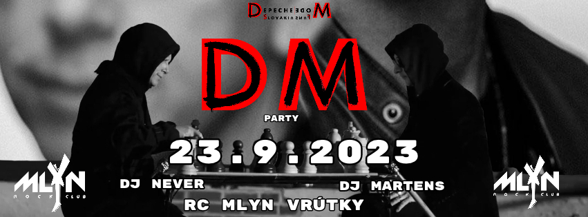Plakát: Depeche Mode Party, Vrútky, 23.09.2023