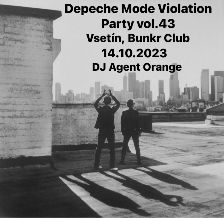Plakát: Depeche Mode Violation Party vol.43, Vsetín, 14.10.2023
