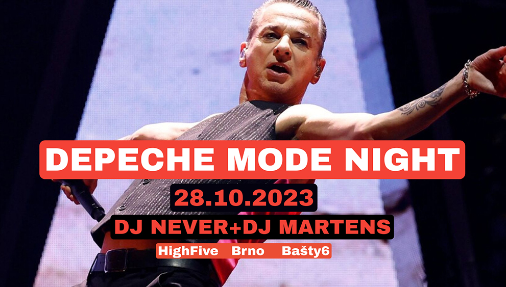Plakát: Depeche Mode Night, Brno, 28.10.2023