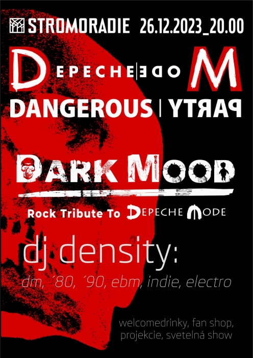 Plakát: Depeche Mode Dangerous Party, Prešov, 26.12.2023