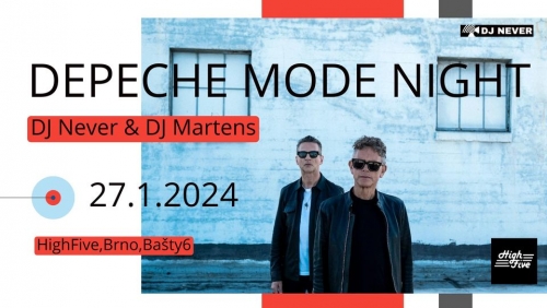 Plakát: Depeche Mode Night, Brno, 27.01.2024