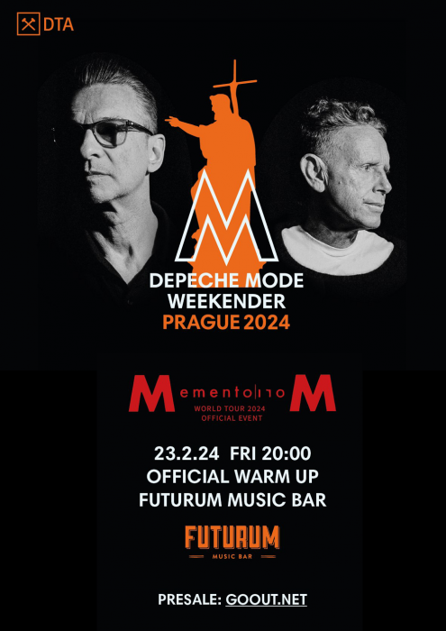 Plakát: Official Warm Up Party Memento Mori World Tour, Praha, Futurum Music Bar, 23.2.2024
