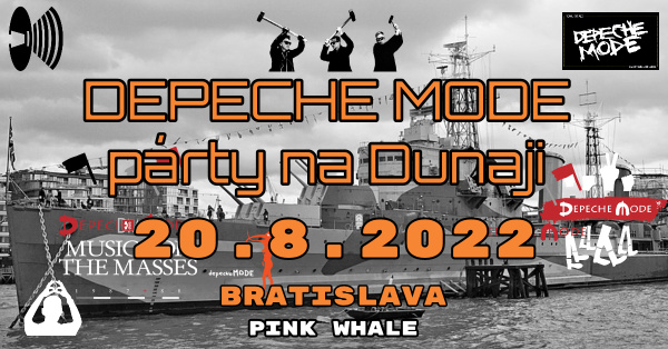 Plakát: DEPECHE MODE párty Loď na Dunaji