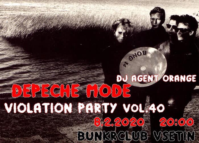 Plakát: Depeche Mode Violation party vol.40