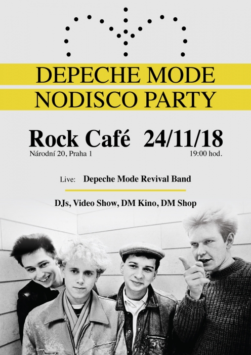 Plakát: Depeche Mode Nodisco party Praha