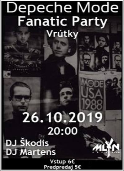 Plakát: Depeche MODE Fanatic PARTY