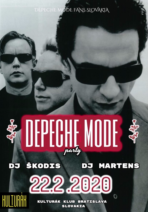 Plakát: Depeche MODE party