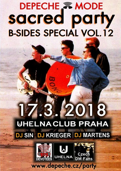 Plakát: Depeche mode Sacred party (DM B-sides Special 12.)