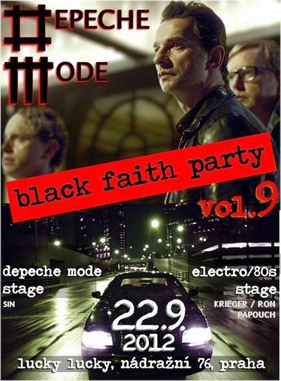 Plakát: DMparty Black Faith Party 9 Praha