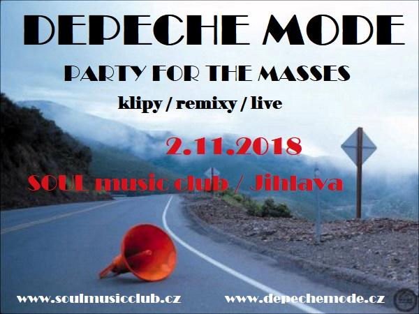 Plakát: Depeche Mode party For The Masses