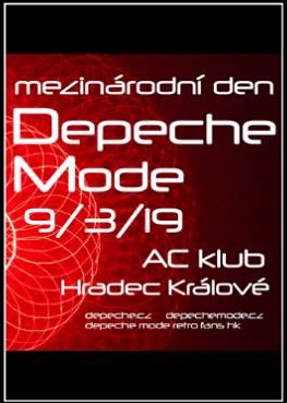 Plakát: Mezinárodní den Depeche Mode