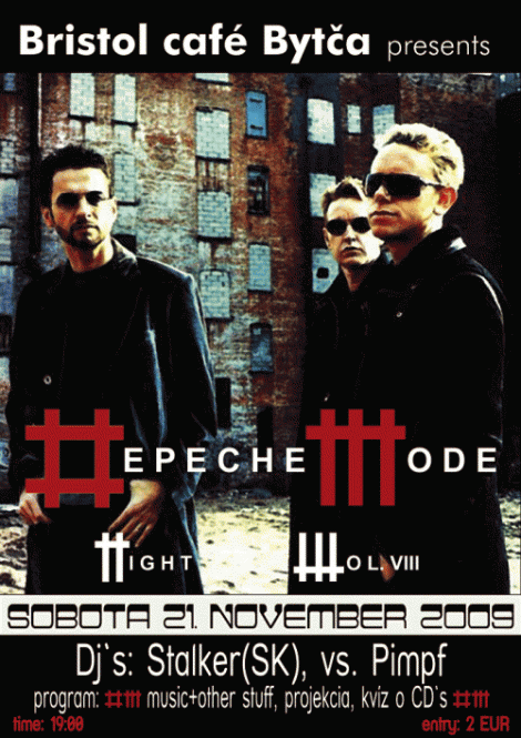 Plakát: Depeche Mode Night vol.08