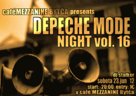 Plakát: Depeche Mode Night vol.16 Bytca