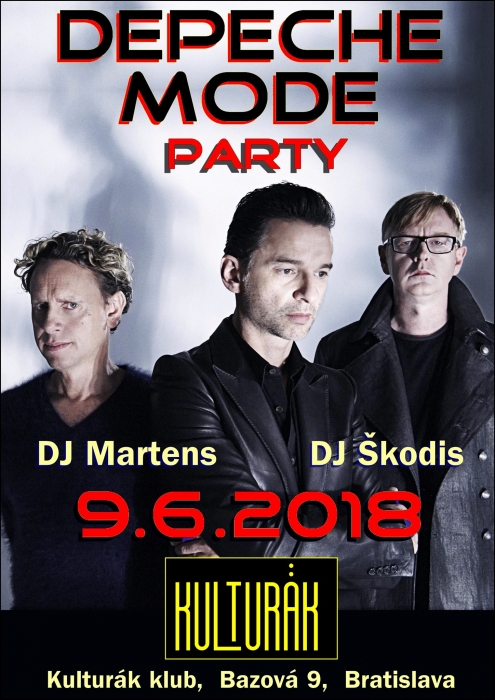 Plakát: Depeche Mode Party