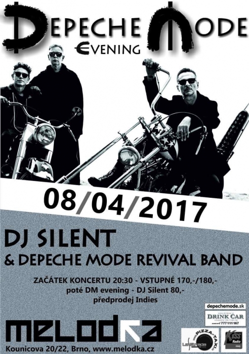 Plakát: Depeche mode evening Brno
