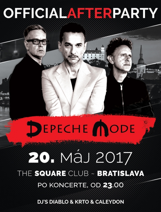 Plakát: Depeche Mode Global Spirit Tour Official AFTER PARTY Bratislava