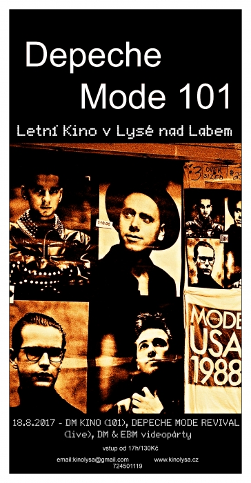 Plakát: Depeche Mode 101 Party (letní kino)