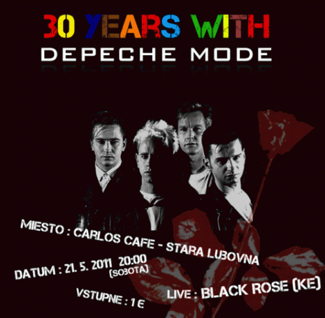 Plakát: 30 years with Depeche Mode