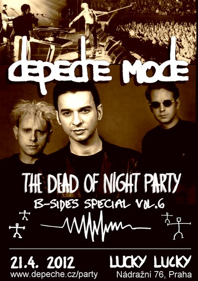 Plakát: Depeche mode The Dead Of Night Party (B-Sides Special vol.6)