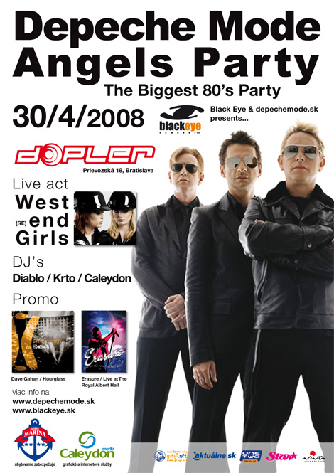Plakát: Depeche Mode Angels Party