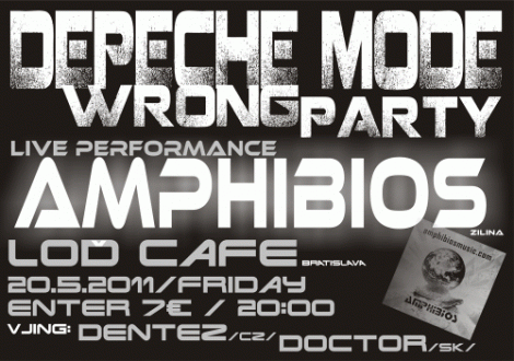 Plakát: Depeche Mode Wrong Party