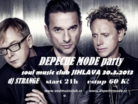 Plakát: Depeche Mode party  Jihlava