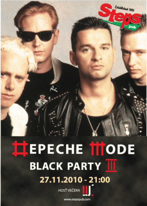Plakát: Depeche Mode Black Party III.