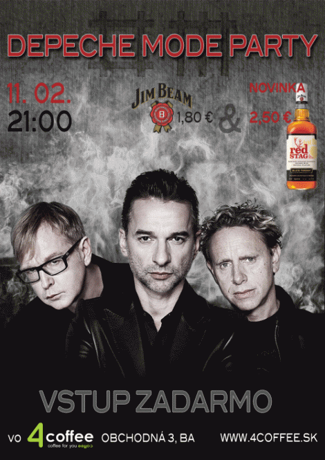 Plakát: Depeche Mode Party bRATISLAVA