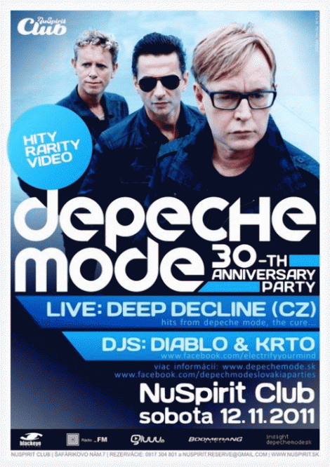 Plakát: DEPECHE MODE 30-th anniversary party
