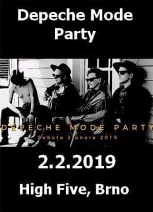 Plakát: Depeche Mode party Brno