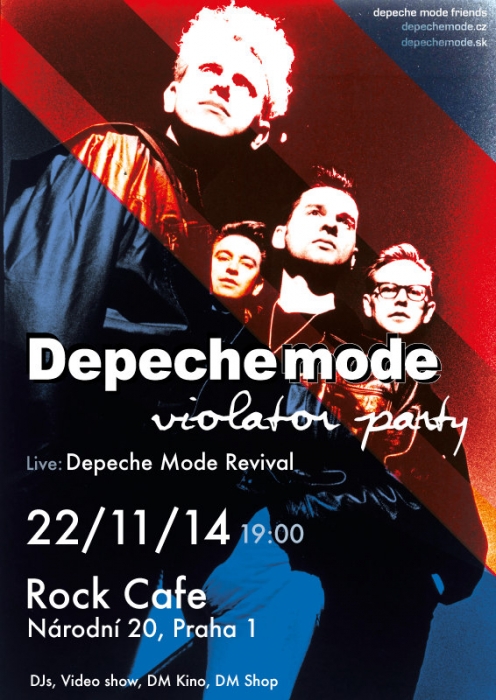 Plakát: Depeche Mode Violator Party Praha