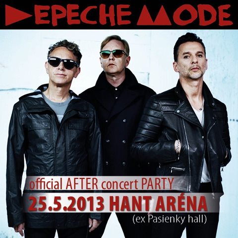 Plakát: Depeche Mode afterparty 	Bratislava