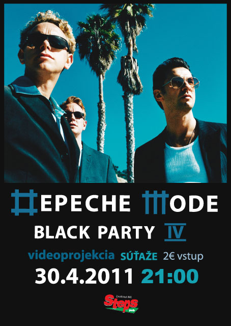 Plakát: Depeche Mode Black Party IV