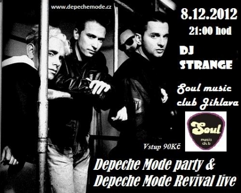 Plakát: Depeche Mode party  Jihlava