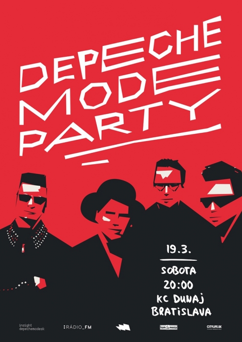 Plakát: Depeche Mode Party & Dominatrix DJ Set Bratislava
