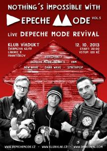 Plakát: Depeche Mode Party Nothing’s Impossible with DM vol.5 Liberec