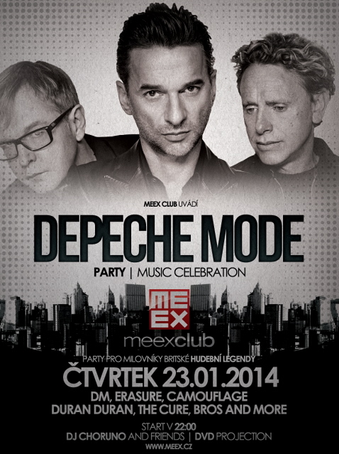 Plakát: Depeche Mode Party Olomouc