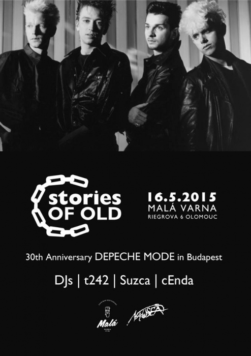Plakát: Depeche Mode party - STORIES OF OLD Olomouc