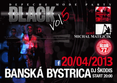 Plakát: DM party “Black Celebration” vol.5 Banská Bystrica