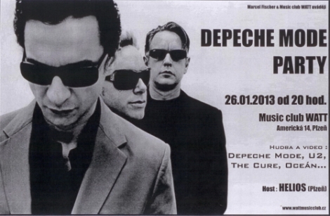 Plakát: Depeche Mode Party Plzen