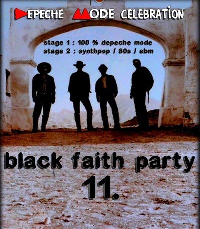 Plakát: Depeche Mode Black Faith Party 11 Praha